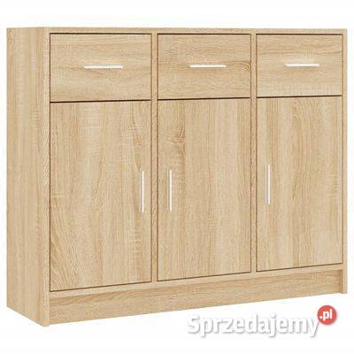 vidaXL Szafka dąb sonoma 91x28x75 materiał Warszawa