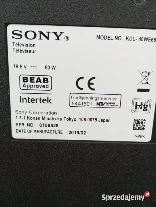 telewizor Sony KDL40WE660