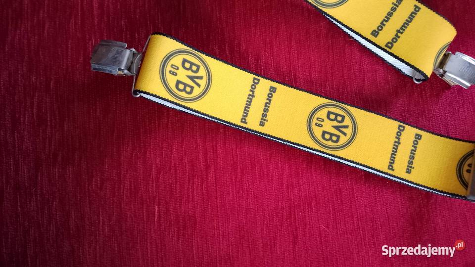 Szelki BVB Borussia Dortmund kujawsko-pomorskie Nakło nad Notecią sprzedam