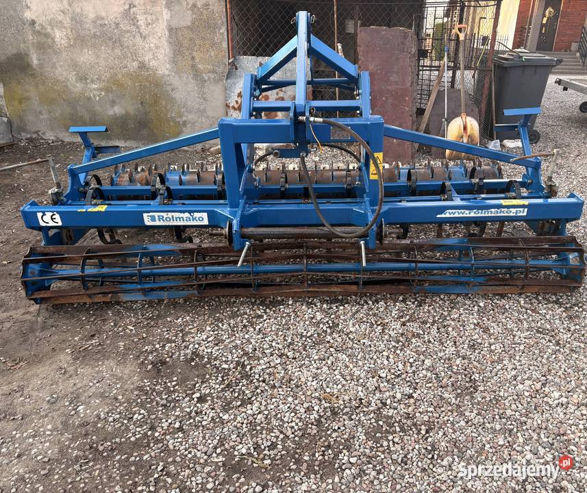 Agregat Uprawowo siewny 3m Rolmako wał pakera Wilczyn