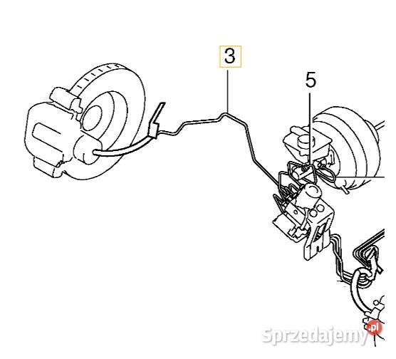 VOLVO V70 S60 XC70 XC90I przewod hamulcowy