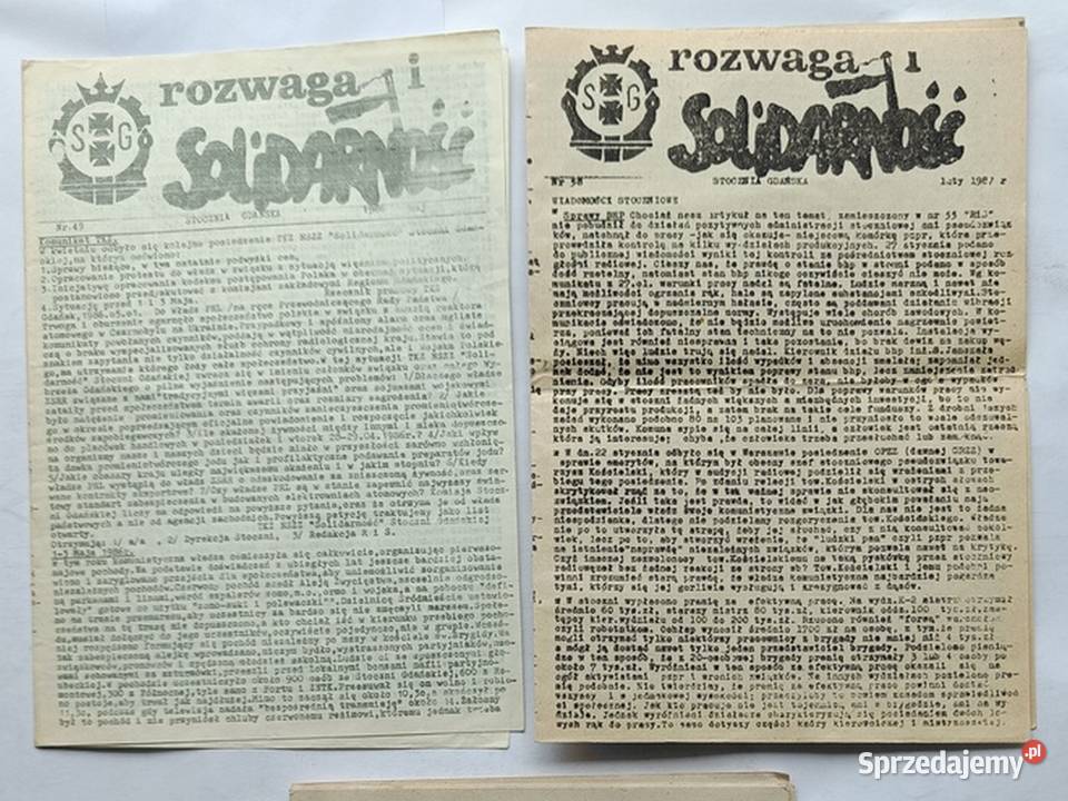 Pismo MKZ NSZZ Solidarność Gdańsk z 1981r z Czasopisma Gdynia