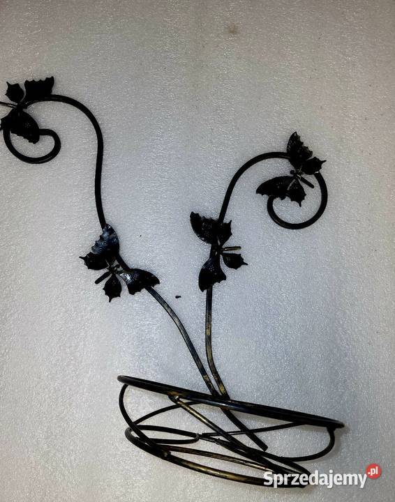 Kwietnik metalowy Motylki Kąśna Górna sprzedam