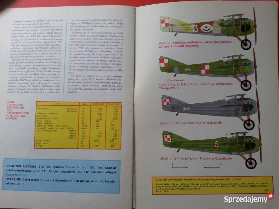 3072 Samoloty Transportowy i 3 Myśliwskie Szczecin