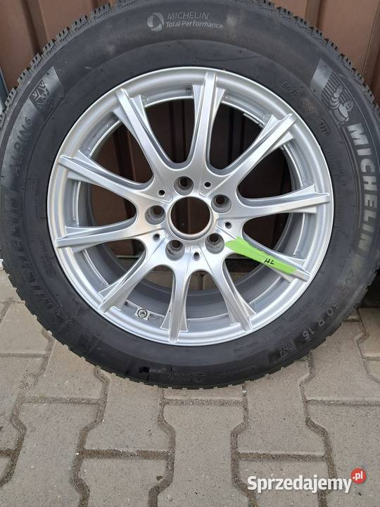Felgi aluminiowe 16 i opony Michelin 205x60x16 Sierakowice