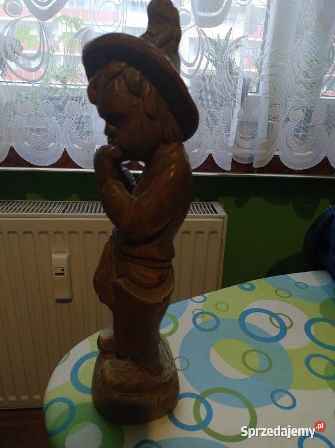 Rzeźba grający na fujarce śląskie Żory