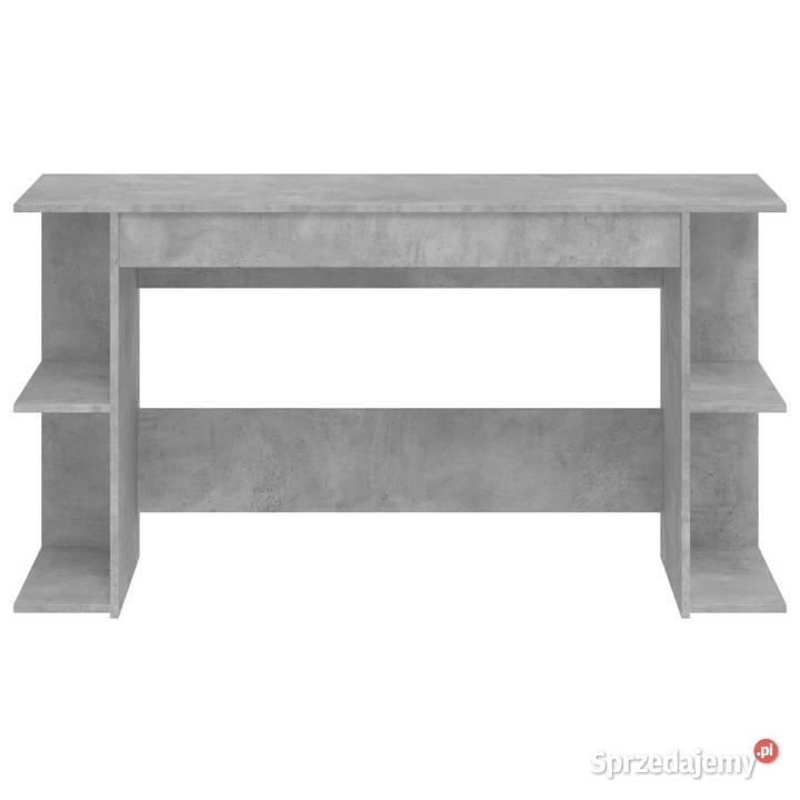 Biurko szarość betonu 140x50x75 materiał Warszawa