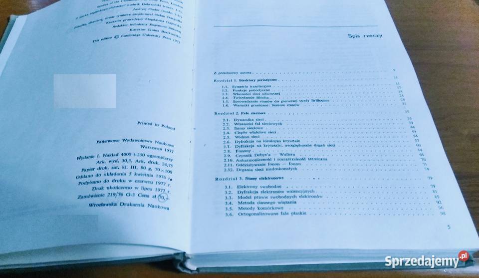 Wstęp do teorii ciała stałego J M Ziman Gdańsk