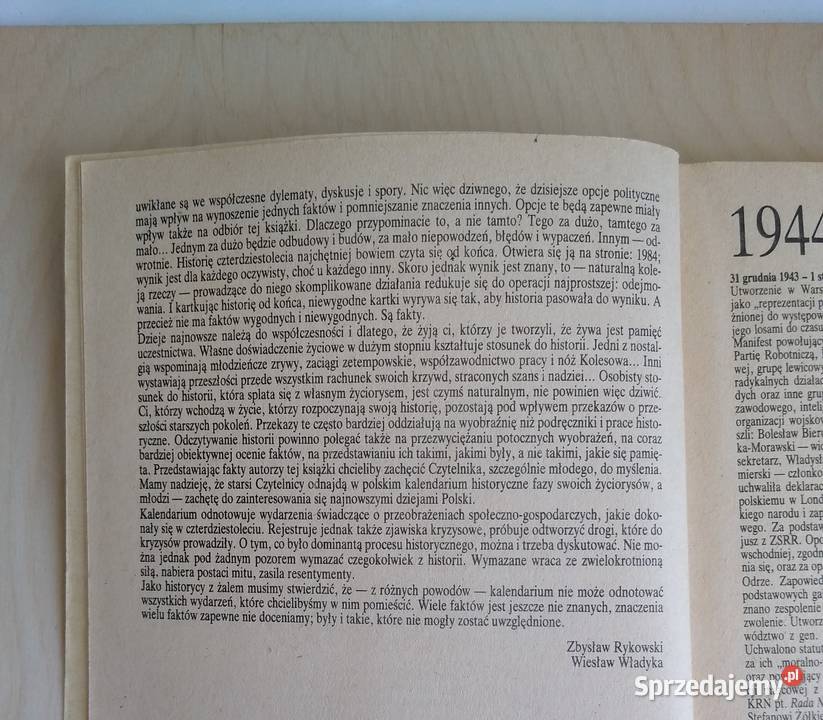 Kalendarium polskie 1944 1984 Z Rykowski W Gdańsk