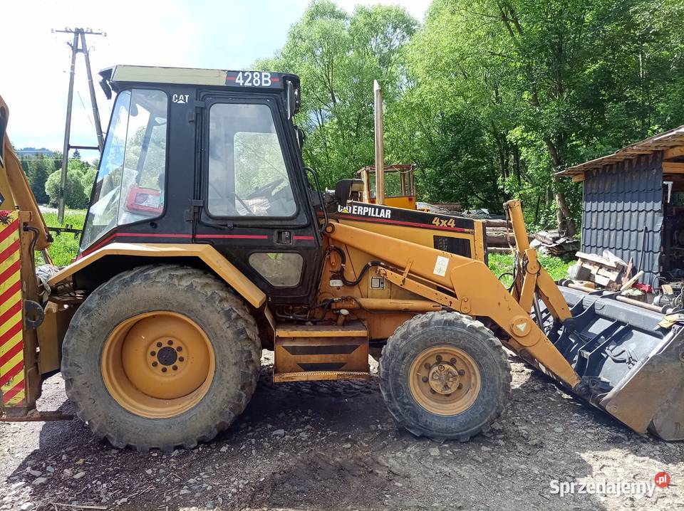 koparko ładowarka Cat 428b Sól