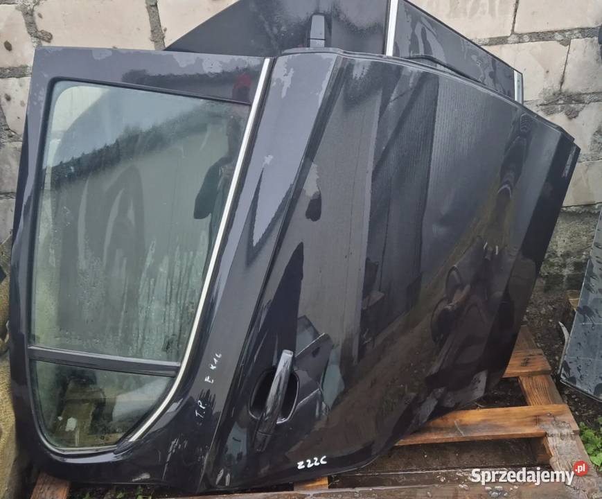 Opel corsa e drzwi tyl tylne prawe czarne z22c Drzwi Bydgoszcz