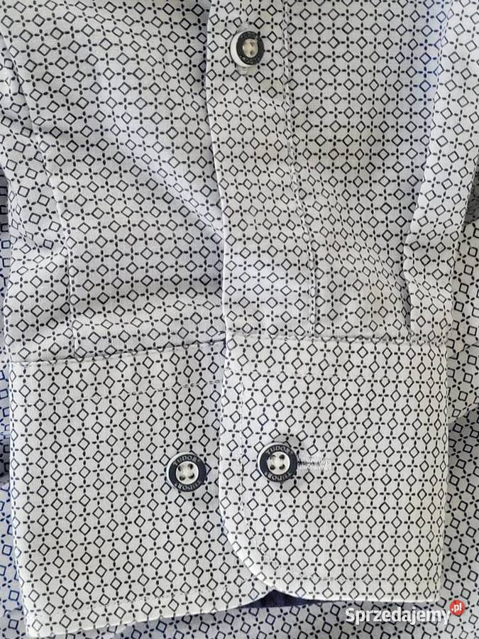 Koszula męska codzienna biała Tudor Weekend 43 wielkopolskie Poznań