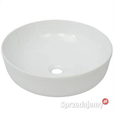 vidaXL Umywalka ceramiczna biała 415 x 135 Umywalki Łazienka Warszawa sprzedam
