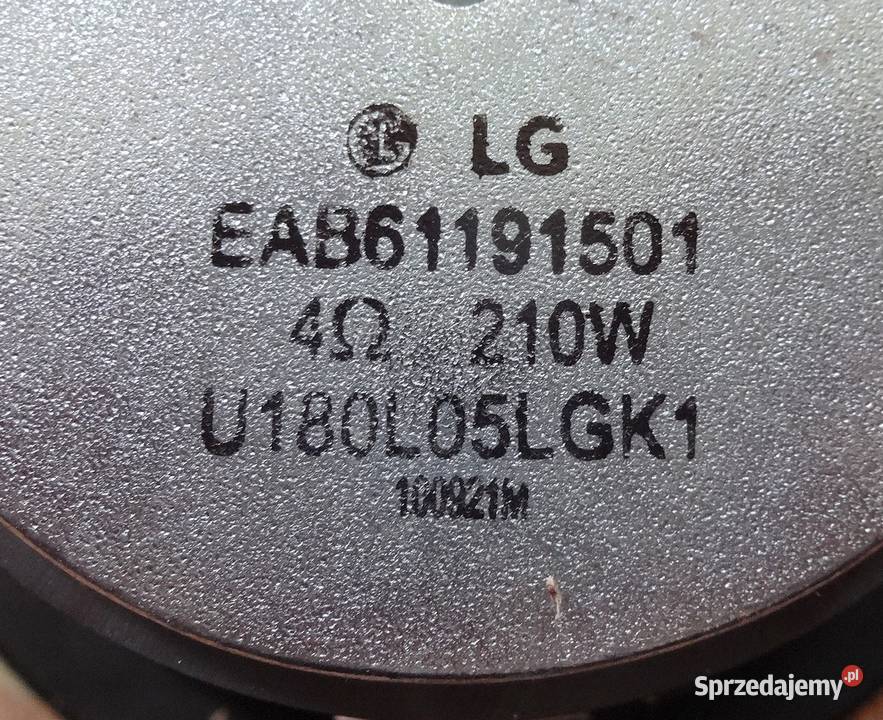 Głośnik basowy LG EAB61191501 4 Ohm 210W Szczecin