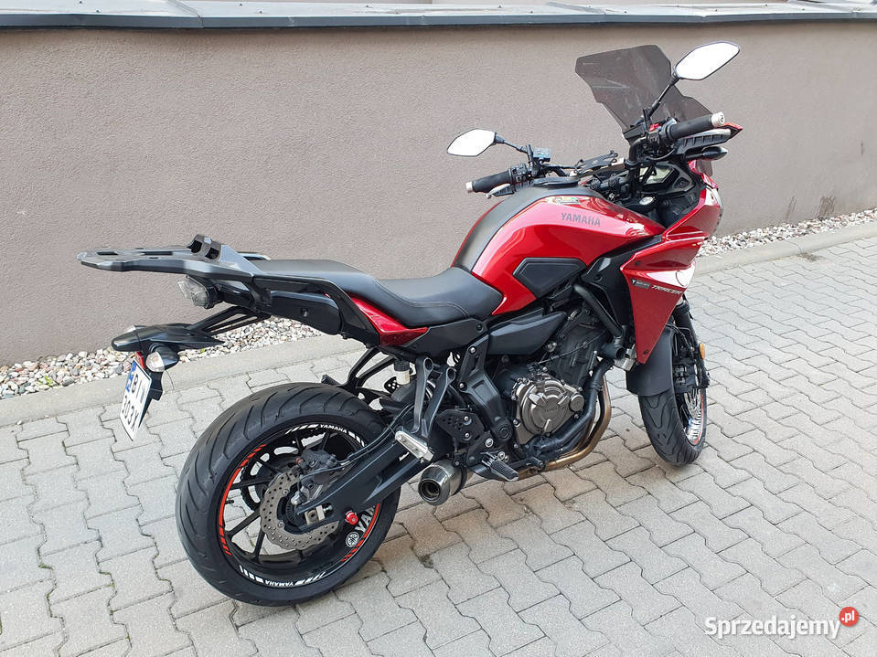 Yamaha Tracer MT07 700 7 szyba grzane manetki czerwony Białystok sprzedam