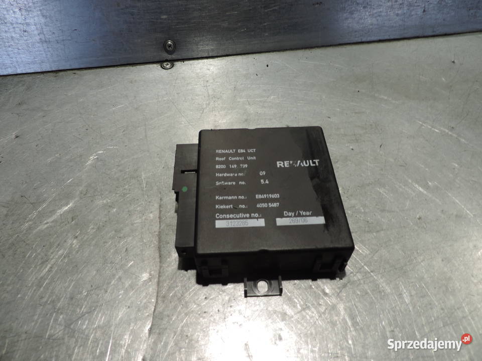 MODUŁ POMPY HYDRAULICZNEJ STEROWNIK RENAULT