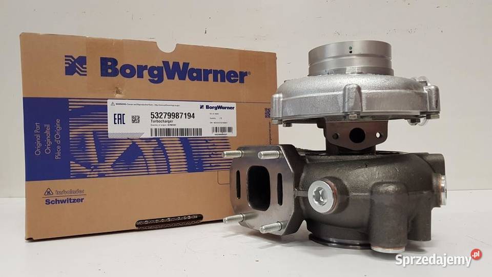 Turbosprężarka BorgWarner KKK 53279707194 mazowieckie sprzedam