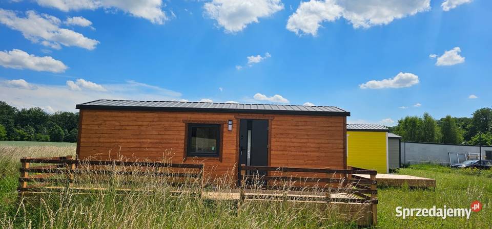 MOBILNY DOMEK CALMA 1 o wymiarach 8x3 m na lubuskie Dychów sprzedam