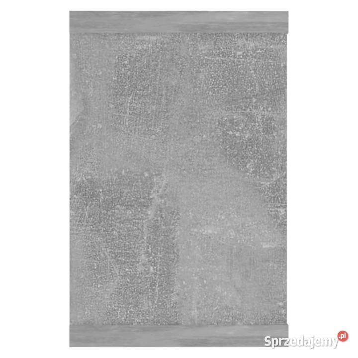 Półki ścienne kostki 2 szarość betonu 60x15x23