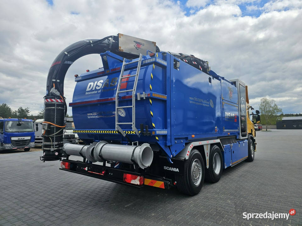 Scania DISAB ENVAC Saugbagger odkurzacz koparka Daleszyce
