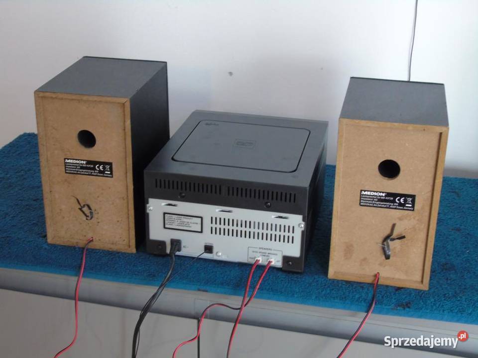 Wieża Medion z kol CD USB mp3 BT WYSYŁKA Jasło sprzedam