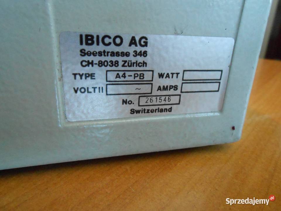 Sprzedam Bindownice Ibico mało używana