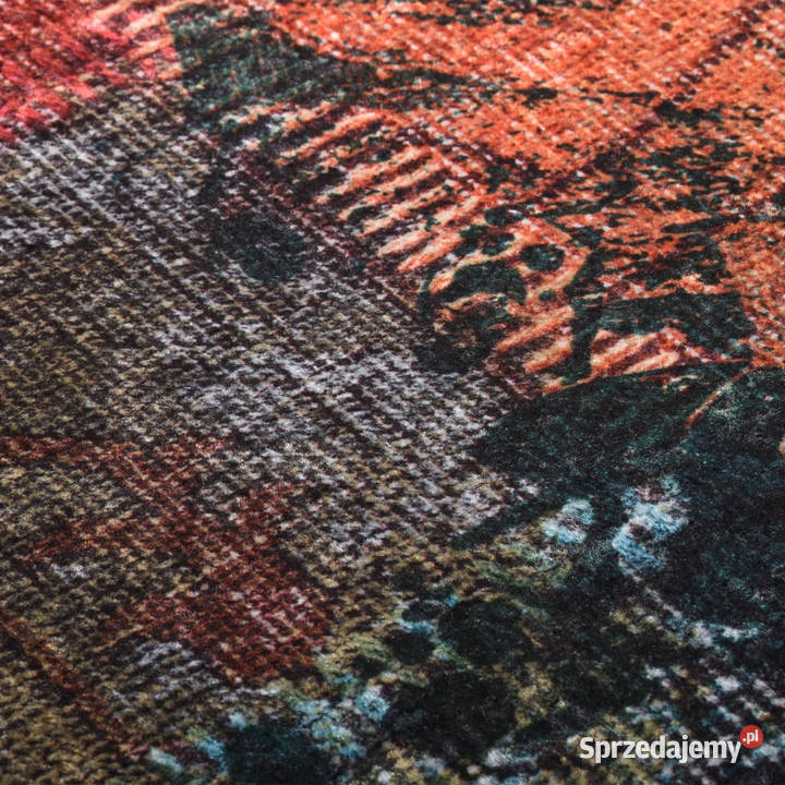 Dywan z możliwością prania patchwork kolorowy mazowieckie Warszawa