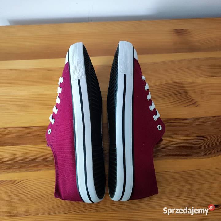 Trampki tenisówki bordowe nowe do kostek Vty 40 Moda i Styl Bytom
