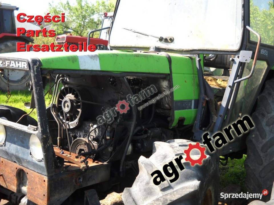 Deutz DX 390 części skrzynia biegów silnik wał Byków