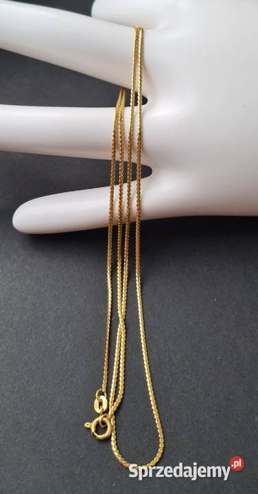 Złoty łańcuszek próba 75018k Długość 60 540 Waga Otwock