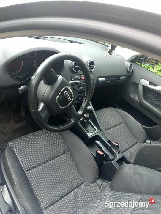 Audi A3 8P Sportback czarny Trzebinia
