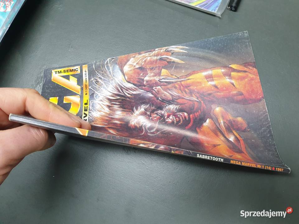 Mega Marvel 1 141997 Wolverine Sabretooth Polskie Gdynia