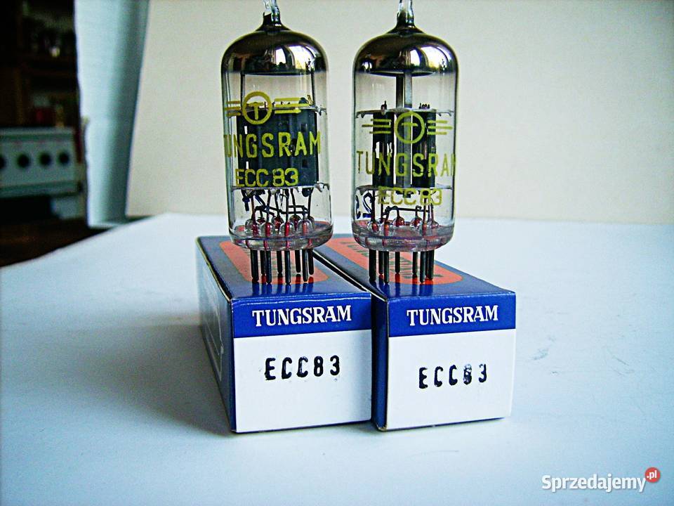 ParaECC83 TUNGSRAM NOS 12AX7 E83CC 1975 Mocne Wzmacniacze i pokrewne Porąbka