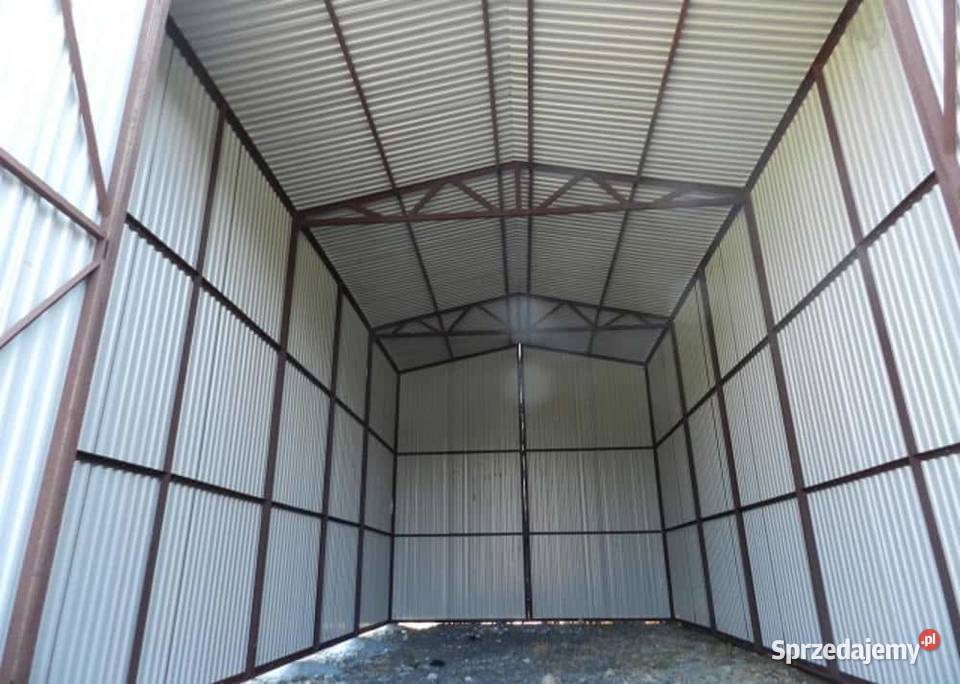 Blaszana hala 410 m brązowa Kraków