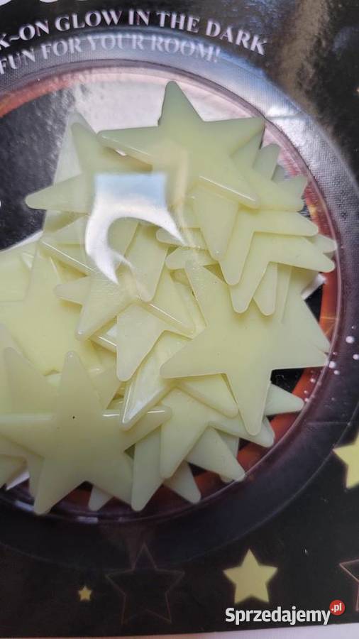 Fluorescencyjne gwiazdki do pokoju dziecięcego Piekary Śląskie sprzedam