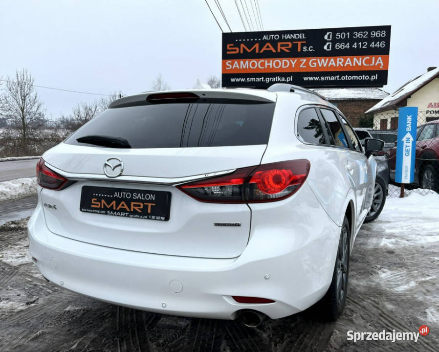 Mazda 6 Automat Navi Biała Perła Salon HUD III elektrochrom. lusterko wst. Rydułtowy sprzedam