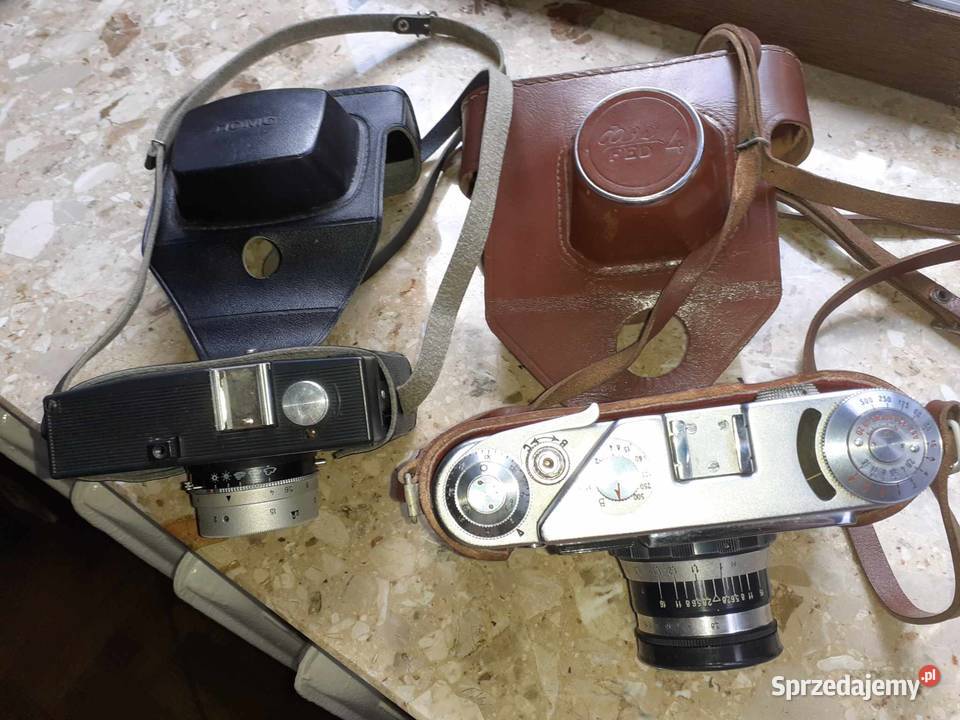 Aparaty fotograficzne Fed 4 i Smiena 8 w Kraków