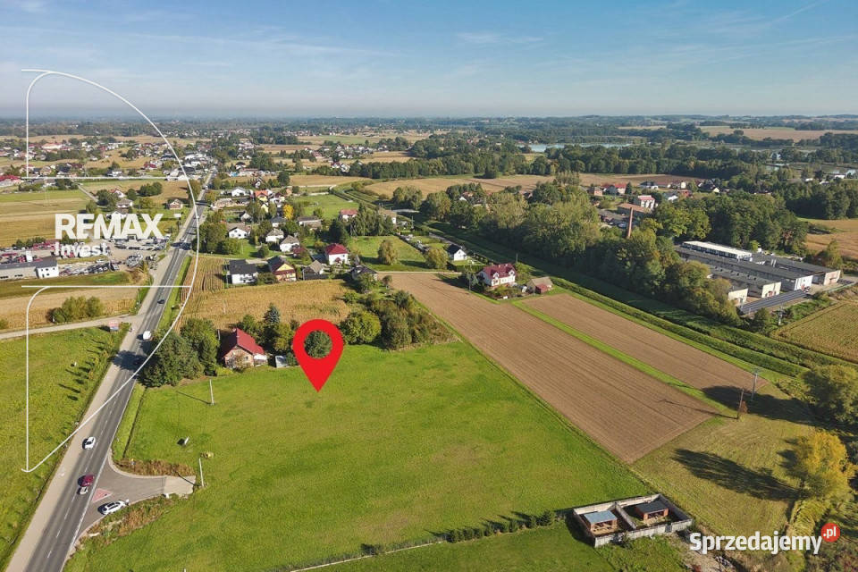 Działka inwestycyjna obok stacji paliw Sprzedaż małopolskie Bielany