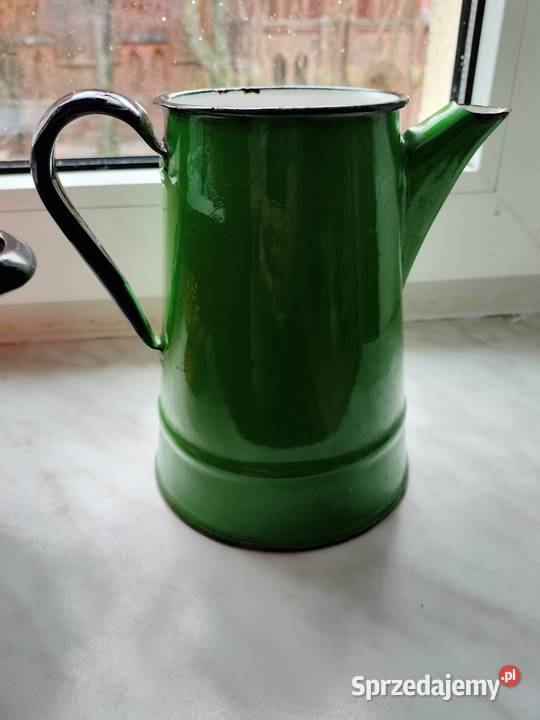 Dzbanek imbryk zielony prl Choszczno