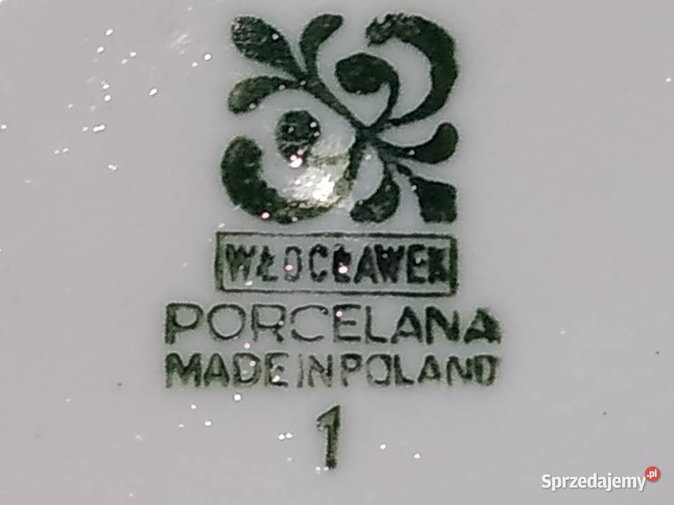 Porcelana Włocławek filiżnki dzbanek talerzyki Porcelana i szkło sprzedam