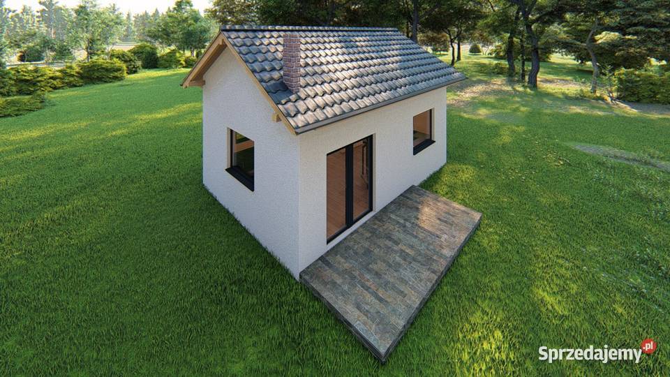 Projekt domu ZG50 na zgłoszenie 5m na ROD Sosnowiec