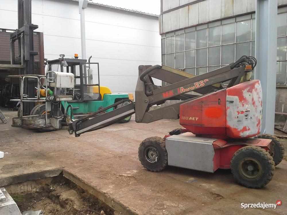 zwyżka podnośnik koszowy MANITOU 150 Maszyny budowlane Radziłów