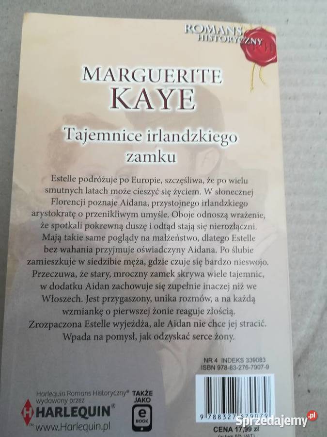 Tajemnice irlandzkiego zamku Margueriete Kaye Łódź