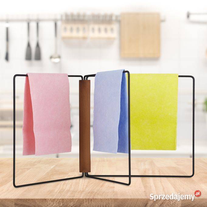 Składany uchwyt na ściereczkę z 3 prętami Łódź