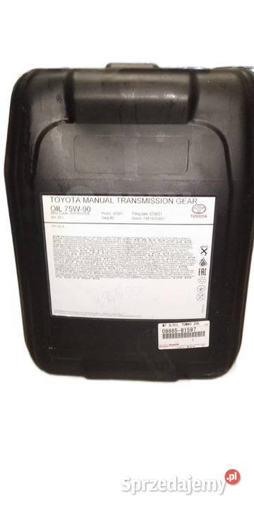 TOYOTA Olej przekladniowy 75W90 GL4 20L Kąty Wrocławskie sprzedam