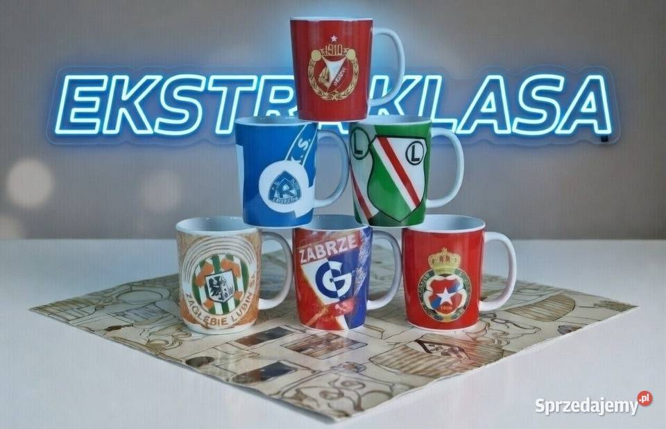 Zestaw prezentowy kibica Ekstraklasa 6 kubków