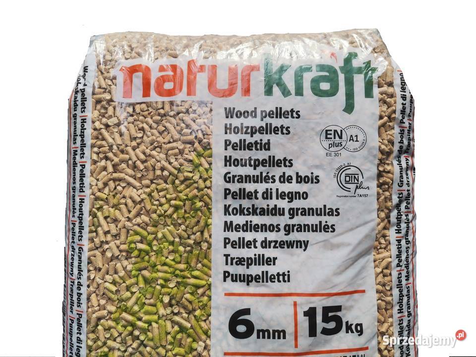 Pellet Drzewny 6mm NaturKraft Certyfikat ENA1 Opał podlaskie Hajnówka sprzedam