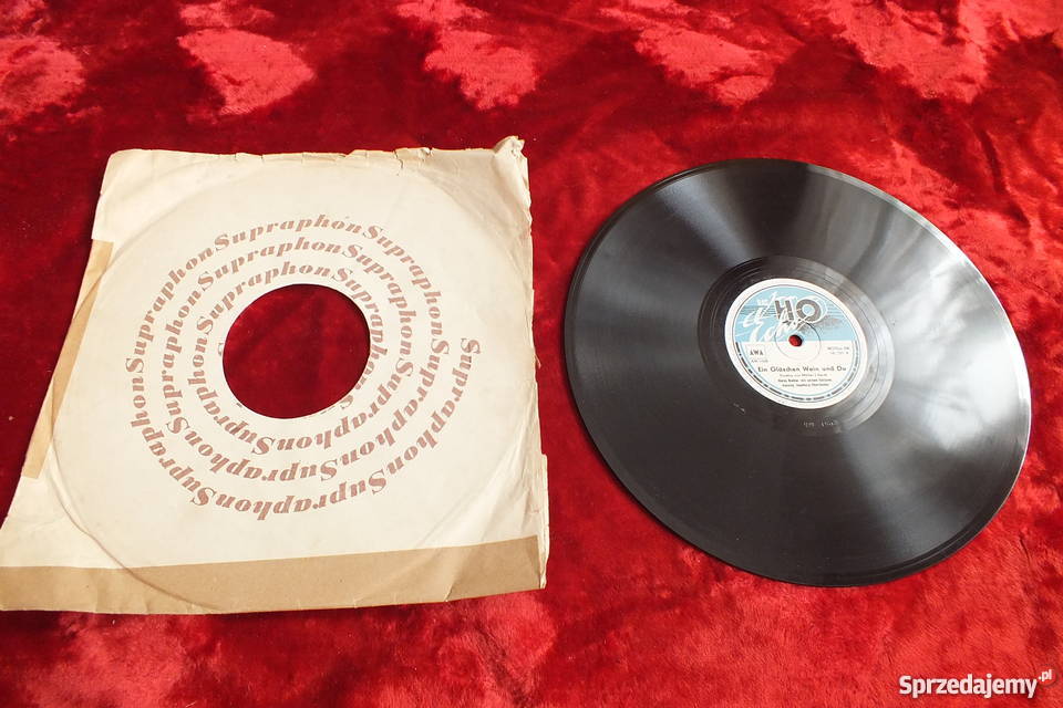 Płyta winylowa szelakowa niemiecka gruba i 1 płyta Żary