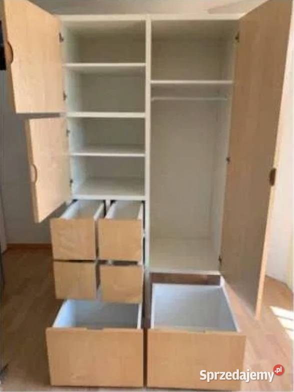 IKEA szafa RAKKE drewniana półki szuflady Warszawa sprzedam