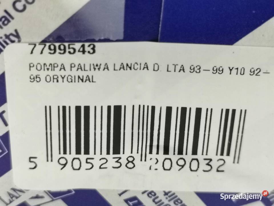 POMPA PALIWA FIAT SEICENTO CINQUECENTO 09 11